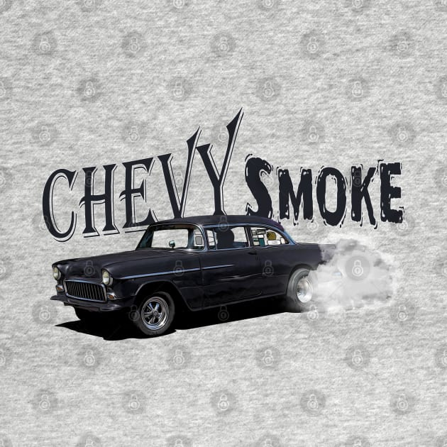 55 Chevy smoke by hotroddude